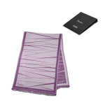 Foulard élégant pour femme en viscose et polyester 225 g/m² avec zone d'impression