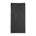 Cache-cou multifonction en polyester lavable en machine couleur noir deuxième vue