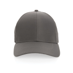 Casquette de sport en RPET avec 6 panneaux et boucle arrière couleur gris deuxième vue
