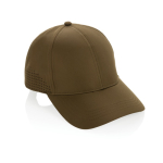 Casquette de sport en RPET avec 6 panneaux et boucle arrière couleur vert