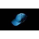 Casquette 6 panneaux en coton recyclé avec traceur AWARE™ 280 g/m² couleur bleu ciel vue d'ambiance