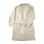 Peignoir en fibre polaire avec 2 poches avant, taille unique couleur beige première vue