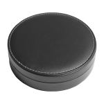 Set de vin dans étui rond avec 4 accessoires en acier inoxydable couleur noir