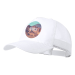 Casquette 5 panneaux avec filet arrière et fermeture plastique deuxième vue