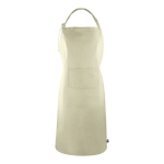 Tablier en coton Fairtrade avec fermeture réglable 180 g/m² couleur naturel première vue