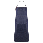 Tablier en denim coton avec détails en PU 190 g/m² couleur bleu jean première vue