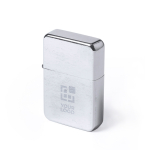 Briquet métallique mat à pierre rechargeable vue principale