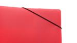 Chemise translucide en plusieurs couleurs avec fermeture élastique couleur rouge quatrième vue