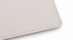 Chemise en carton recyclé avec bloc-notes à feuilles lignées couleur ivoire quatrième vue