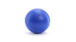 Balle anti-stress en PU brillante en plusieurs couleurs couleur bleu cinquième vue
