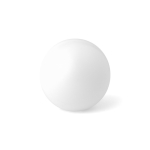 Balle anti-stress en PU brillante en plusieurs couleurs couleur blanc première vue