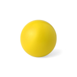 Balle anti-stress en PU brillante en plusieurs couleurs couleur jaune première vue