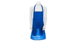 Set tablier et toque de cuisine en non-tissé pour enfants couleur bleu troisième vue