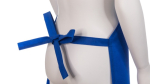 Set tablier et toque de cuisine en non-tissé pour enfants couleur bleu cinquième vue