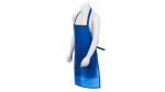 Set tablier et toque de cuisine en non-tissé pour enfants couleur bleu première vue