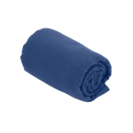 Serviette de sport en microfibre avec sac de transport 138x72 cm couleur bleu première vue