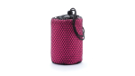 Serviette de sport en microfibre avec sac de transport 138x72 cm couleur fuchsia troisième vue