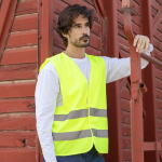Gilet réfléchissant haute visibilité homologué pour adultes