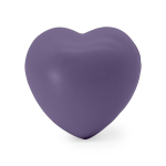 Anti-stress en forme de cœur de plusieurs couleurs à personnaliser couleur mauve première vue