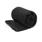 Serviette en microfibre absorbante grande taille 90x170 cm 310 g/m² couleur noir première vue