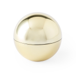 Baume à lèvres sphérique en couleurs vives SPF15 couleur doré première vue