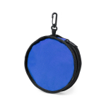 Gamelle pliable et portable pour animaux avec fermeture éclair couleur bleu première vue