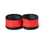 Gamelle pliable et portable pour animaux avec fermeture éclair couleur rouge première vue