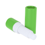 Baume à lèvres avec protection SPF15 en emballage carton recyclé FSC couleur vert deuxième vue