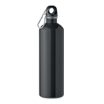 Bouteille anti-fuite en acier inoxydable recyclé de 750 ml couleur noir