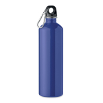 Bouteille anti-fuite en acier inoxydable recyclé de 750 ml couleur bleu