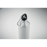 Bouteille anti-fuite en acier inoxydable recyclé de 750 ml couleur blanc