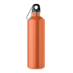 Bouteille anti-fuite en acier inoxydable recyclé de 750 ml couleur orange