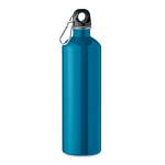 Bouteille anti-fuite en acier inoxydable recyclé de 750 ml couleur turquoise