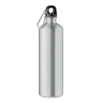 Bouteille anti-fuite en acier inoxydable recyclé de 750 ml couleur argenté mat