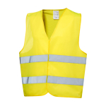 Gilet haute visibilité pour usage professionnel XL RFX™ couleur jaune fluorescent deuxième vue frontale