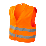 Gilet haute visibilité pour usage professionnel XL RFX™ couleur orange fluorescent deuxième vue frontale