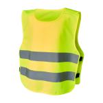 Gilet haute visibilité enfant 3 à 6 ans avec fermeture velcro RFX™ couleur jaune fluorescent deuxième vue frontale