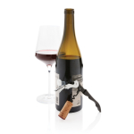 Tire-bouchon classique de sommelier en acier inoxydable avec boîte couleur noir quatrième vue