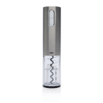 Ouvre-bouteille électrique en acier inoxydable rechargeable par USB couleur gris deuxième vue