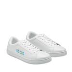 Chaussures légères en PU avec semelle en caoutchouc vue avec zone d'impression