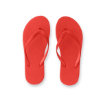 Tongs disponibles dans une grande variété de couleurs couleur rouge première vue
