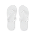 Tongs disponibles dans une grande variété de couleurs couleur blanc première vue