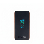 Batterie externe Duracell 10 000 mAh avec charge double USB‑C et USB‑A avec zone d'impression