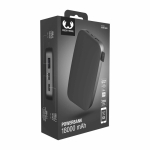 Batterie externe à charge rapide 20 W Fresh 'n Rebel 18 000 mAh couleur gris foncé