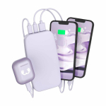 Batterie externe à charge rapide 20 W Fresh 'n Rebel 18 000 mAh couleur lilas
