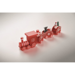 Train en bois avec figurines sur le thème Noël personnalisable cinquième vue photographique