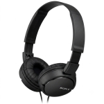 Casque filaire Sony On-Ear avec son équilibré couleur noir