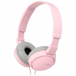 Casque filaire Sony On-Ear avec son équilibré couleur rose