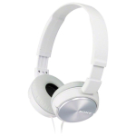 Casque compact personnalisable filaire Sony MDR-ZX310 couleur blanc