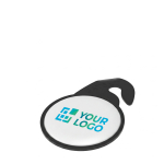Porte-clés en métal avec jeton pour caddie, pratique et résistant avec zone d'impression